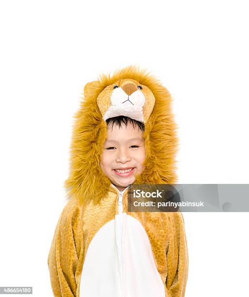 Boy In Lion Costume Stock Photo - Download Image Now - Child, Lion - Feline, Costume