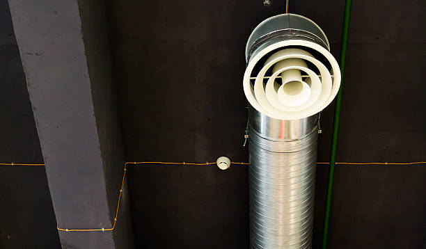 istock Industrial Air Conditioning Unit and Fan Vent 486654636