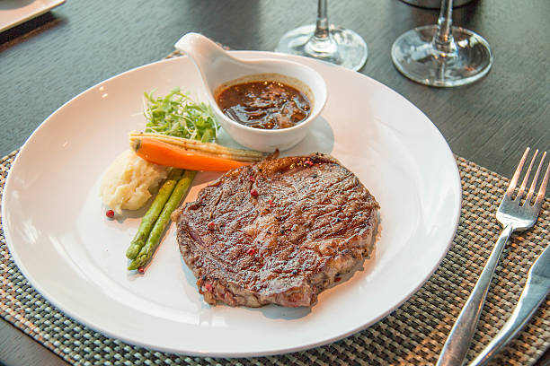 istock Gourmet style veal sirloin steak 486655356