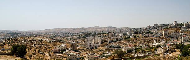 istock Panorama of Bethlehem with Herodium hill 486656644