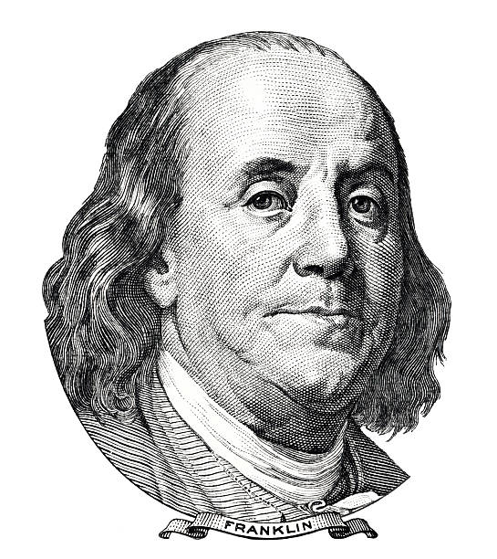 benjamin franklin 세로는 - 벤저민 프랭클린 뉴스 사진 이미지