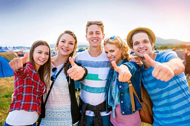 istock Teens at summer festival 486659590