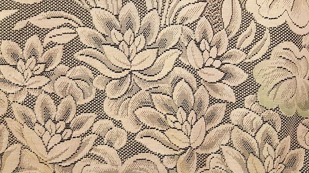 istock Vintage Flowery Lace Texture Background 486659642