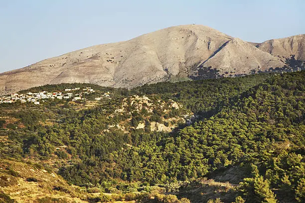 Attavyros mountain. Rhodes. Greece
