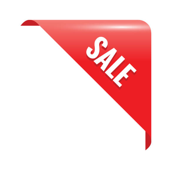 istock Sale Red Page Corner. Business Ribbon 486661268