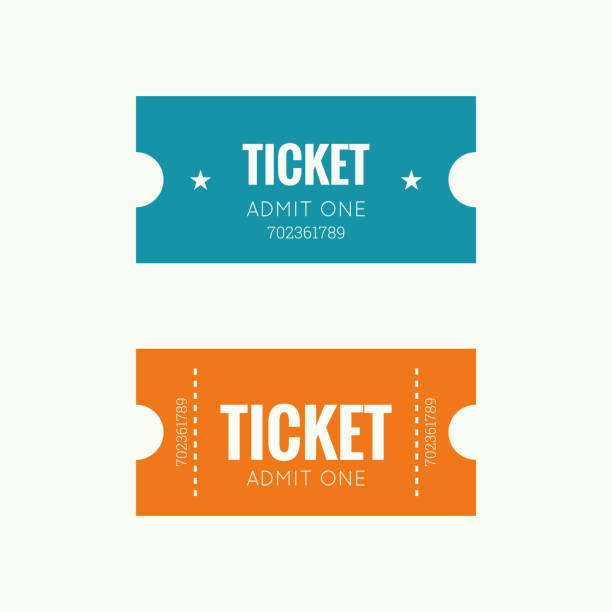 입력도 ticke - ticket ticket stub number authority stock illustrations