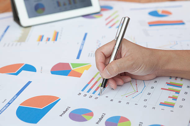 istock Close-up of businessmen working 486664420