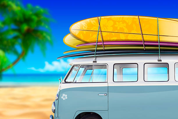 istock bread van form surf, beach. Portugal 486665160