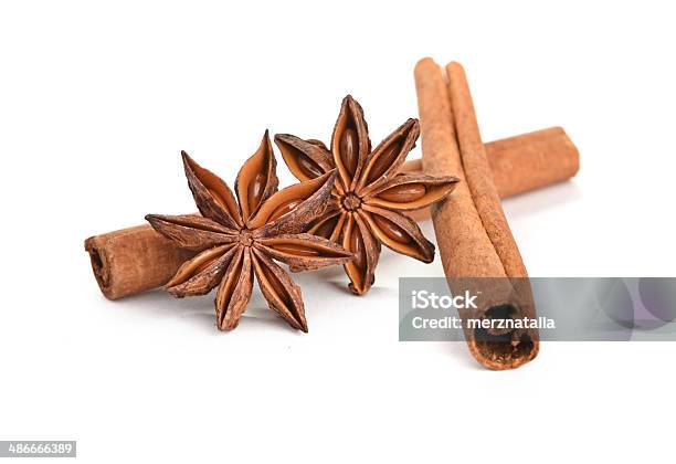 Anice And Cinnamon Stock Photo - Download Image Now - Brown, Cinnamon, Close-up