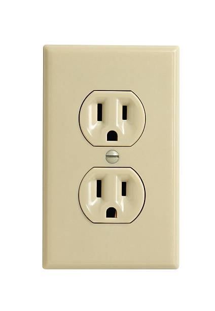 istock North American electric wall outlet receptacle 486666535