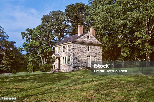 Photo libre de droit de General Washingtons Headquarters banque d'images et plus d'images libres de droit de Pennsylvanie - Pennsylvanie, Maison en pierre, Parc de Valley Forge