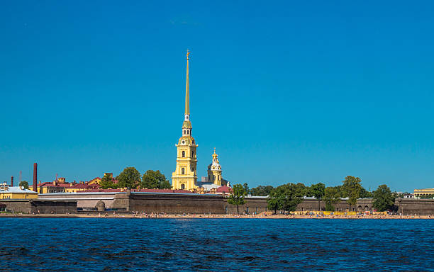 istock Bell Tower at the Peter and Paul Fortress 486666878