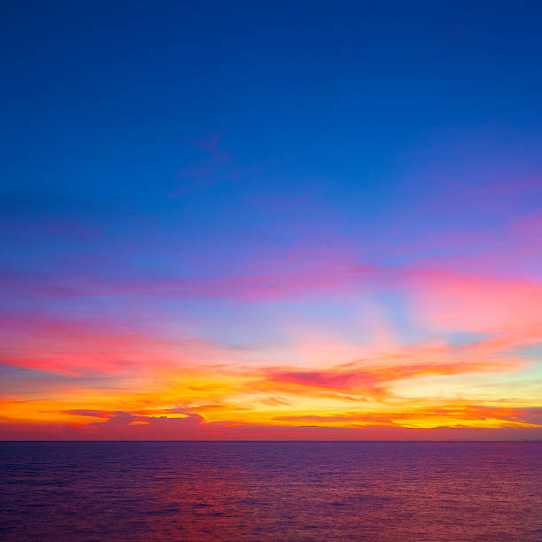 istock beautiful sunset in the tropical sea at summer time 486667543