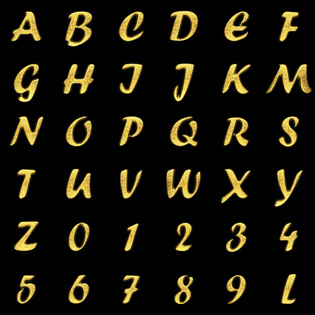 istock golden alphabet on black background 486668377