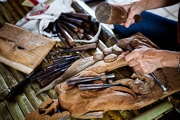 istock The wood carving 486669992