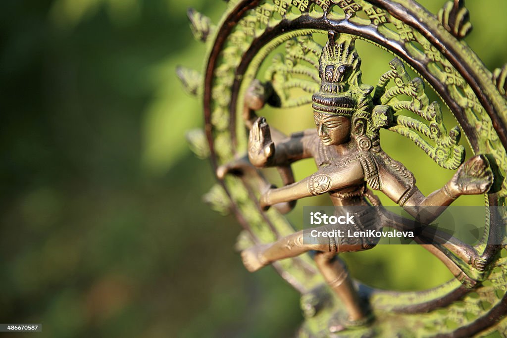 Statue of Shiva - Lord of Dance Statue of Shiva - Lord of Dance at sunlight Art Stock Photo