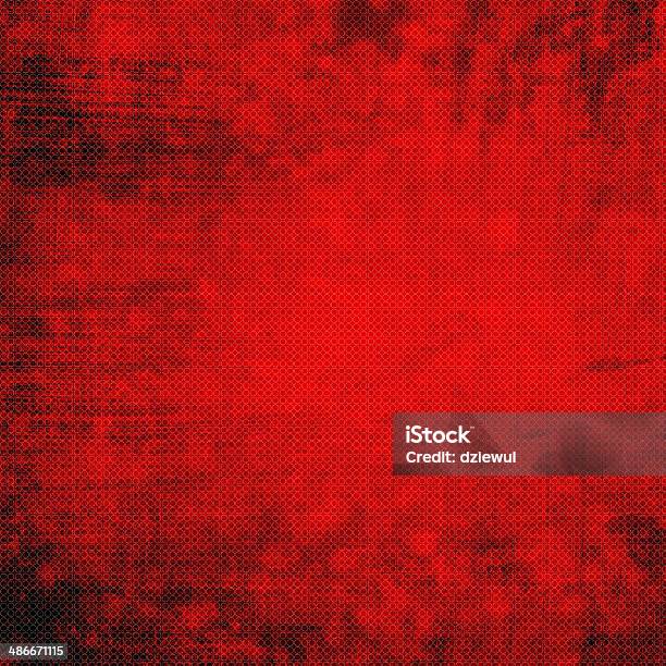 Abstract Red Background Stock Photo - Download Image Now - Grunge Image Technique, Internet, Netting