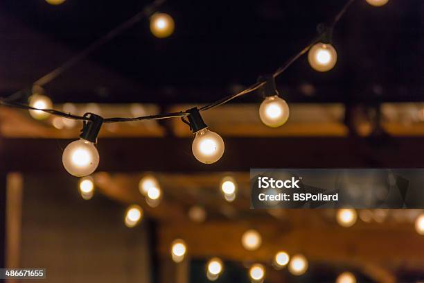 Party Lights Stock Photo - Download Image Now - Celebration, Copy Space, Decoration