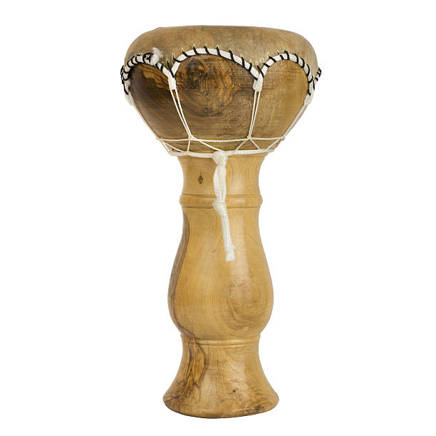 istock Small drum made of wood and leather 486671695