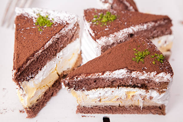 istock Sweet dessert with cacao powder 486671908