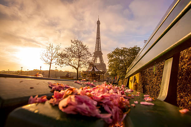 istock Eiffel Tower during spring time in Paris, france 486672683