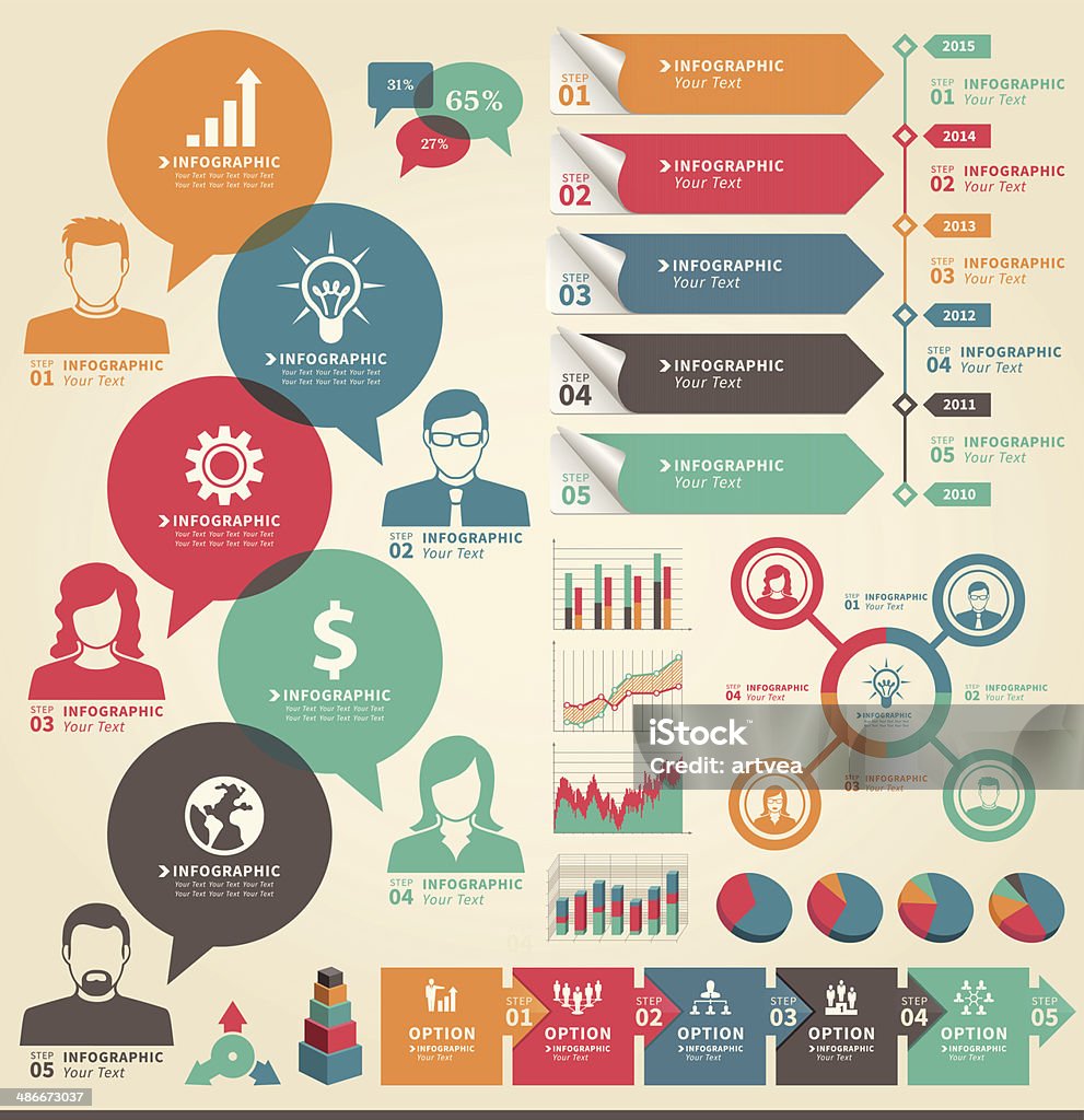 Business-Konzept - Lizenzfrei Informationsgrafik Vektorgrafik