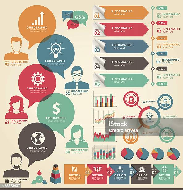 Businesskonzept Stock Vektor Art und mehr Bilder von Informationsgrafik - Informationsgrafik, Geschäftsleute, Schaubild