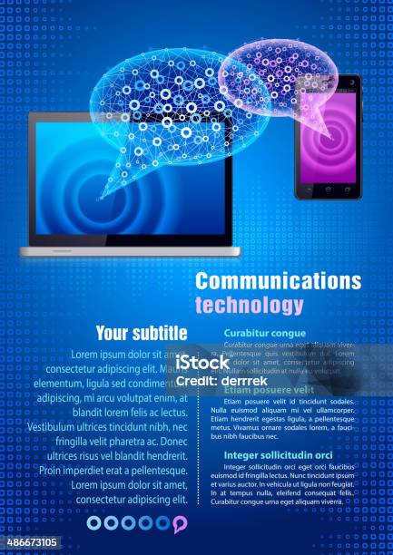 Коммуникационных Технологии — стоковая векторная графика и другие изображения на тему Беспроводная технология - Беспроводная технология, Бизнес, Векторная графика