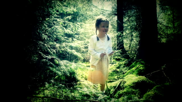 Little Girl Finding A Fairytale Fairy