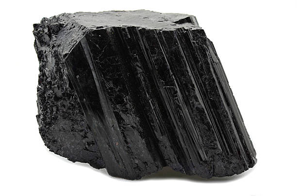 istock Black Tourmaline-Shorl nature specimen 486683960