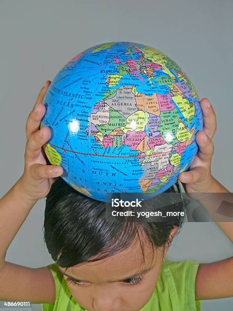 Save Earth Concept Stock Photo - Download Image Now - Blue, Child, Circle