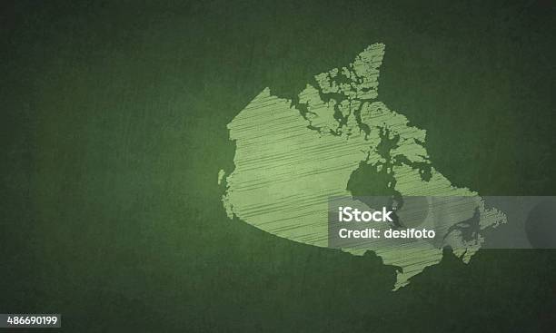 Greenboard Mapa De Canadá - Arte vetorial de stock e mais imagens de Mapa - Mapa, Oeste, Ontário - Canadá