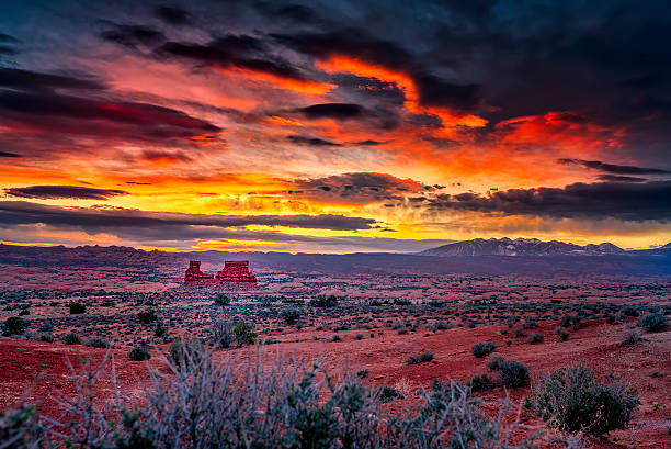 Sunrise in the Utah Desert