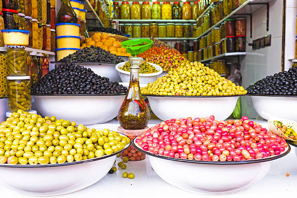 istock Colored Olives from Moroccan Market 486693315