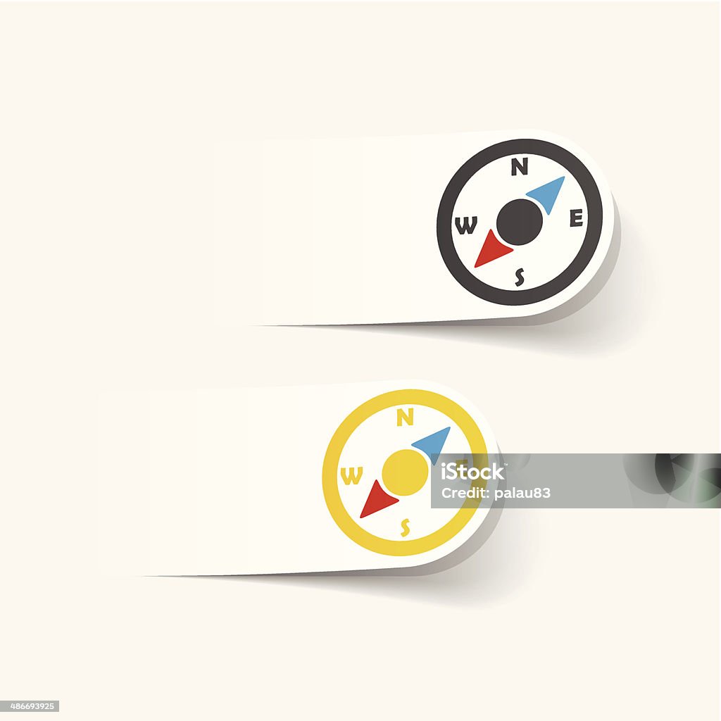 Compas Element Realistic Design Element Compass Stock Illustration - Download Image ...