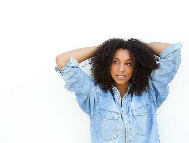 istock Beautiful young woman thinking 486693967