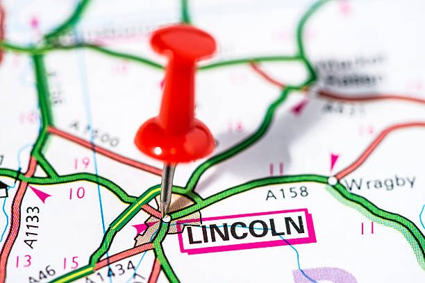 istock European cities on map series: Lincoln 486695271