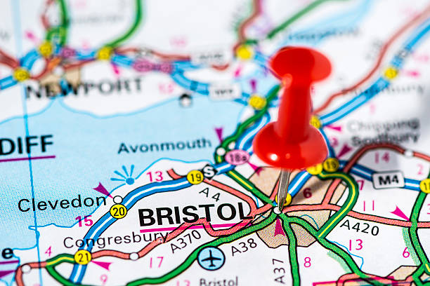 istock European cities on map series: Bristol 486695295