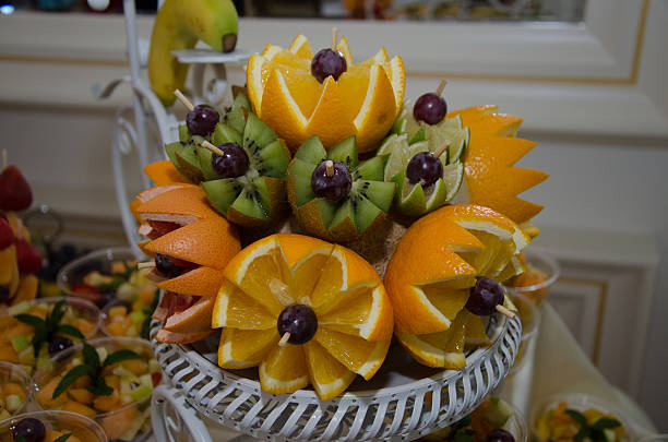 istock Beautiful fruit arrangement for wedding 486699532