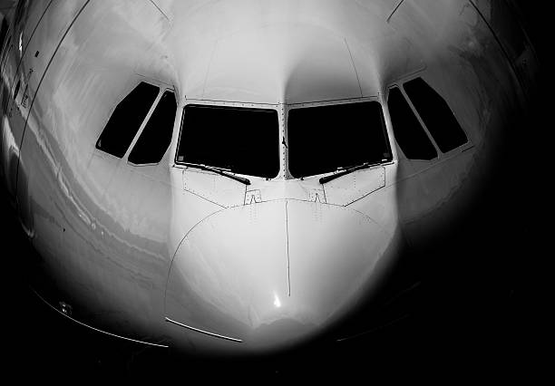 istock Airplane parking on the airport waiting for customer 486703038