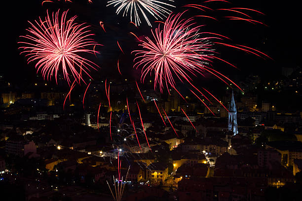 istock Fireworks July 14 in France 486703446