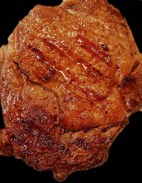 Isolated - Broiled Prime Ribeye Steak