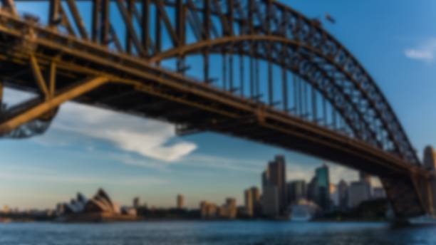 istock Sydney's opera house and skyline seen from the harbour bridge 486705208
