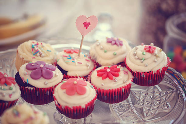 istock Delicious cupcakes on wedding day 486707458