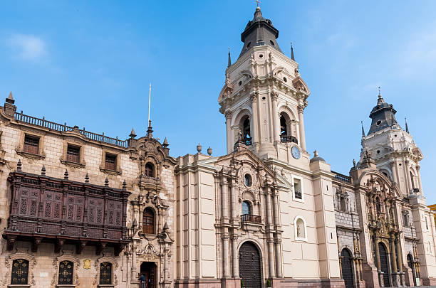 istock archiepiscopal palace in Lima Peru 486708416