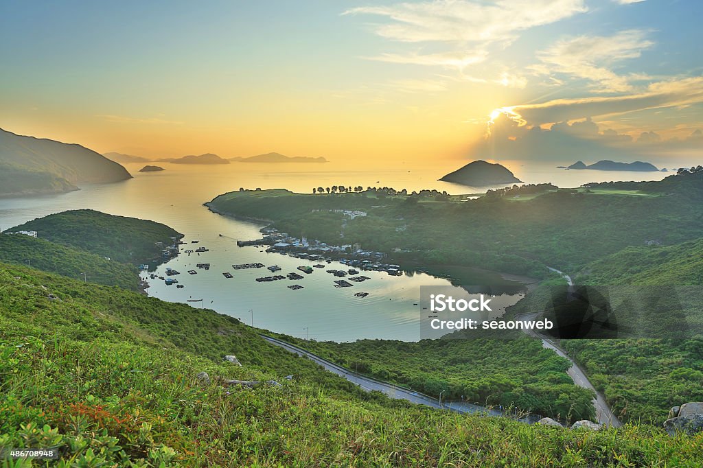 Po Toi O from higher perspective, Sai Kung the Po Toi O from higher perspective, Sai Kung Sai Kung Village Stock Photo