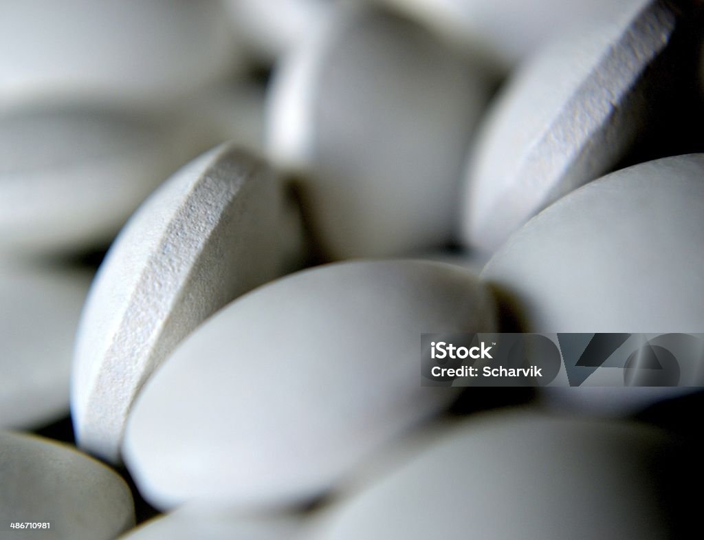 Pills Vitamin pills close up. CoQ10 Stock Photo