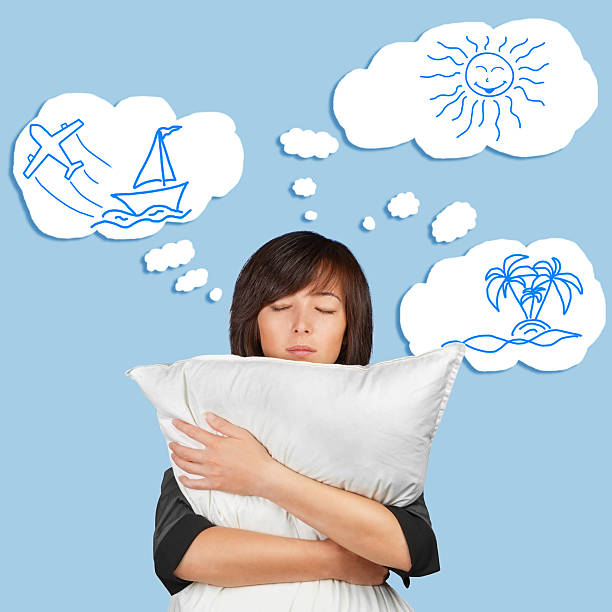 istock Woman dreams about vacations 486712359