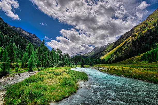 istock Mountain river in the Swiss Alps 486712460