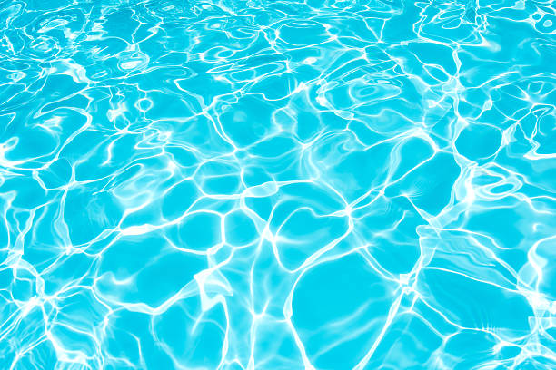 istock Pattern of blue water surface in swimming pool 486713920